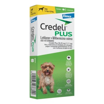 Credeli PLUS - antipulgas, carrapatos e vermes para Cães