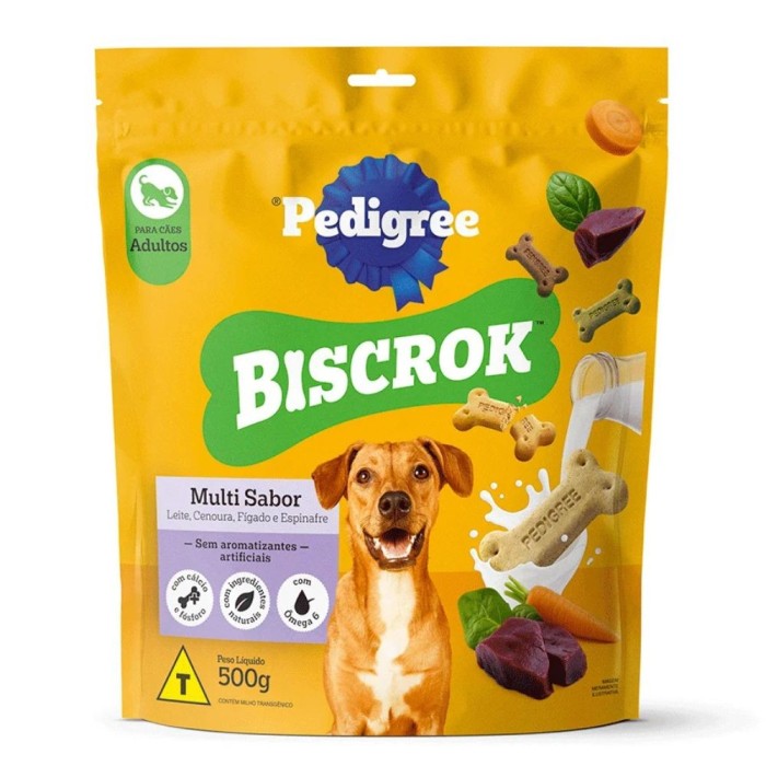 Snack Biscrok Pedigree - Cães Adultos - Multi Sabor Snack Biscrok Pedigree - Cães Adultos - Multi Sabor