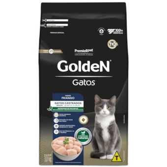 Golden Sênior - Gatos Castrados - Frango