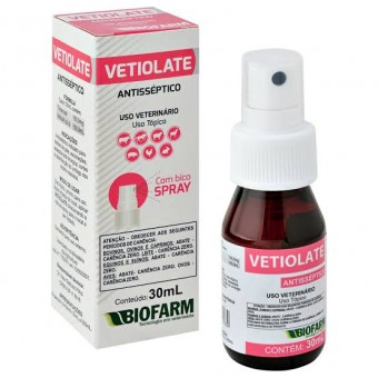 Vetiolate Spray Antisséptico para Cães e Gatos
