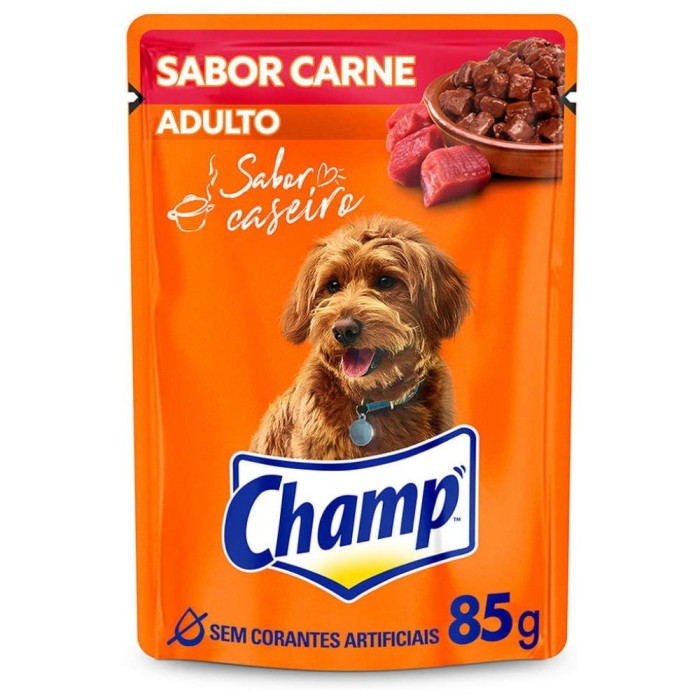 Sachê Champ - Cães Adultos - Carne