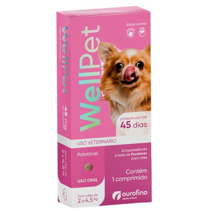 Wellpet - Comprimido para Pulgas e Carrapatos para Cães 