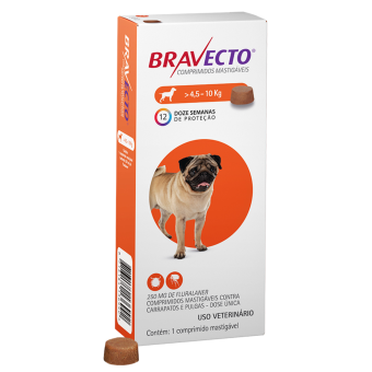 Bravecto Cães Comprimido - Antipulgas e Carrapatos 