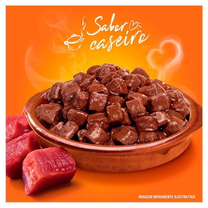 Sachê Champ - Cães Adultos - Carne
