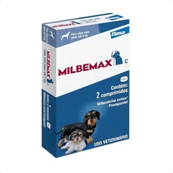 MILBEMAX - vermífugo para Cães em dose única
