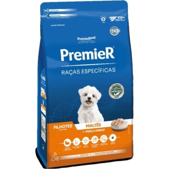 Premier Raças Específicas - Cães Filhotes - Maltês - Peru e Arroz