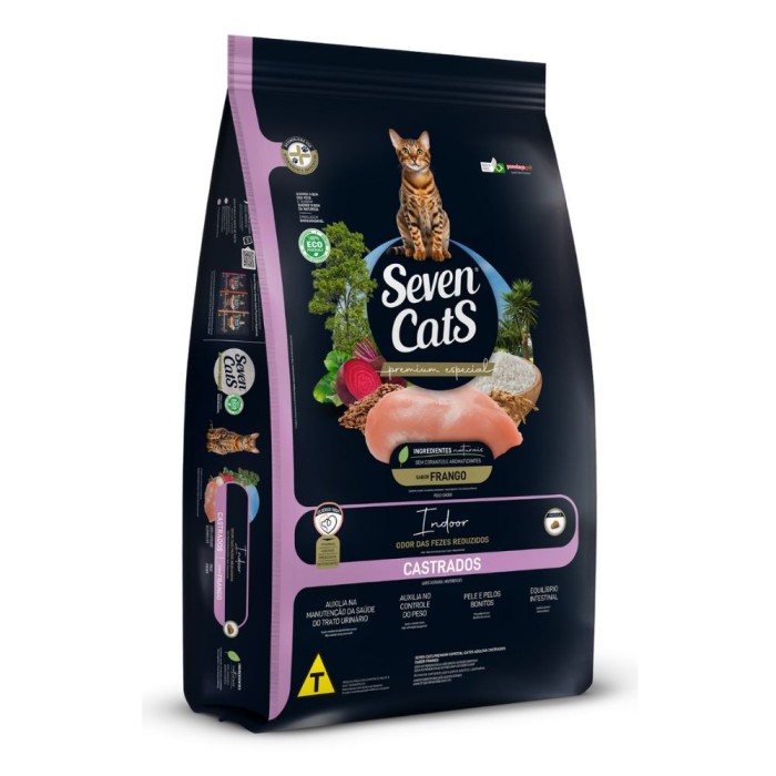 Seven Cats Indoor - Gatos Castrados - Frango