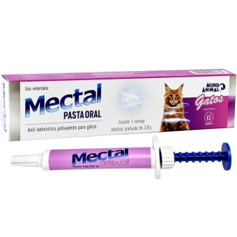 Mectal Gatos - vermífugo em pasta