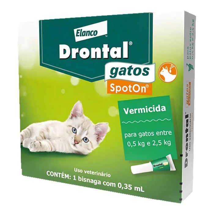 Drontal SpotOn - vermífugo em pipeta para Gatos