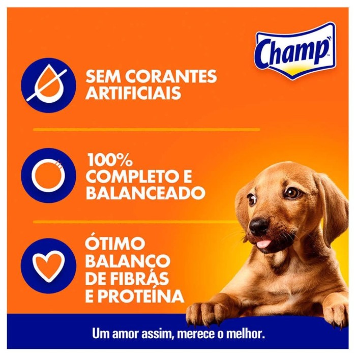 Sachê Champ - Cães Filhotes - Frango