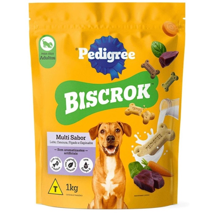 Snack Biscrok Pedigree - Cães Adultos - Multi Sabor