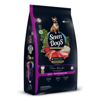 Seven Dogs - Cães Adultos, Raças Pequenas e Mini - Cordeiro e Arroz