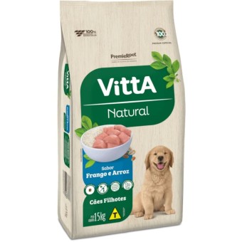 Vitta Natural - Cães Filhotes - Frango e Arroz