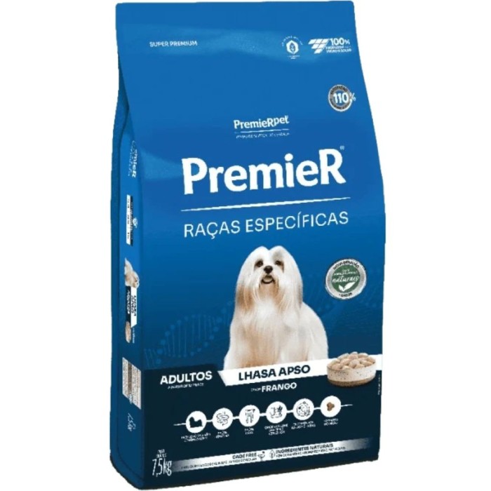 Premier Raças Específicas - Cães Adultos - Lhasa Apso - Frango