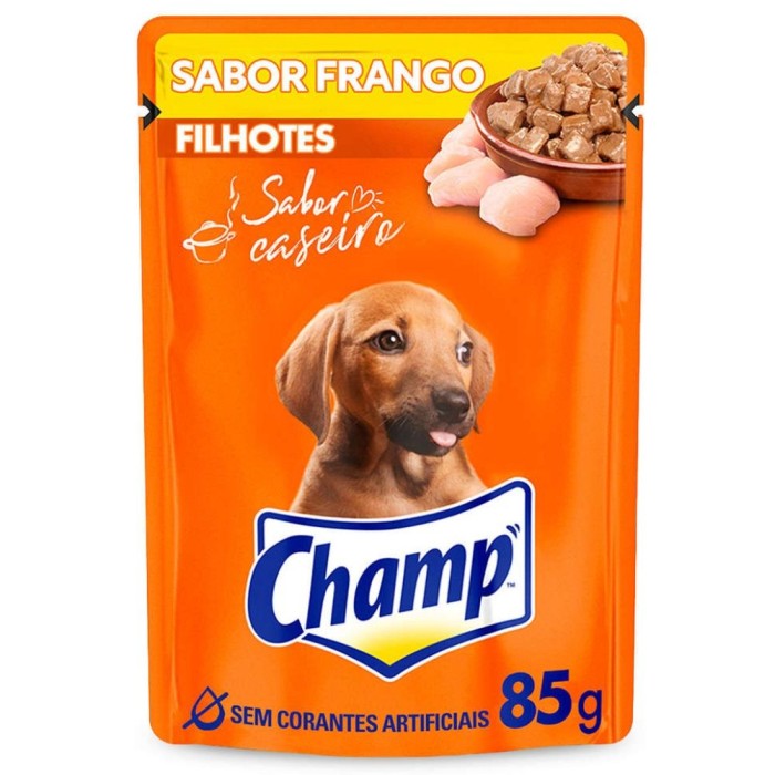 Sachê Champ - Cães Filhotes - Frango