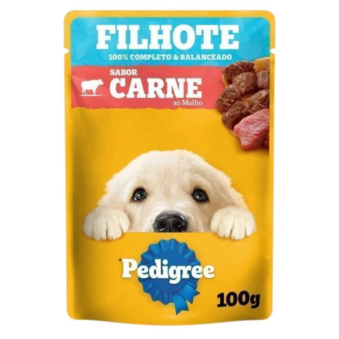 Sachê Pedigree - Cães Filhotes - Carne