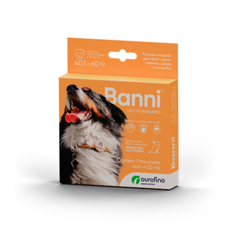 Banni Cão Antipulgas, Carrapatos e Vermífugo Endoctocida