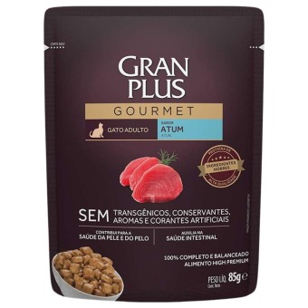 Sachê Gran Plus Gourmet - Gatos Adultos - Atum