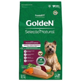 Golden Seleção Natural - Cães Sênior Porte Pequeno - Frango e Arroz