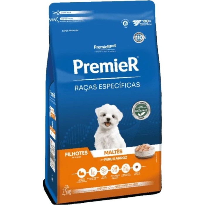 Premier Raças Específicas - Cães Filhotes - Maltês - Peru e Arroz