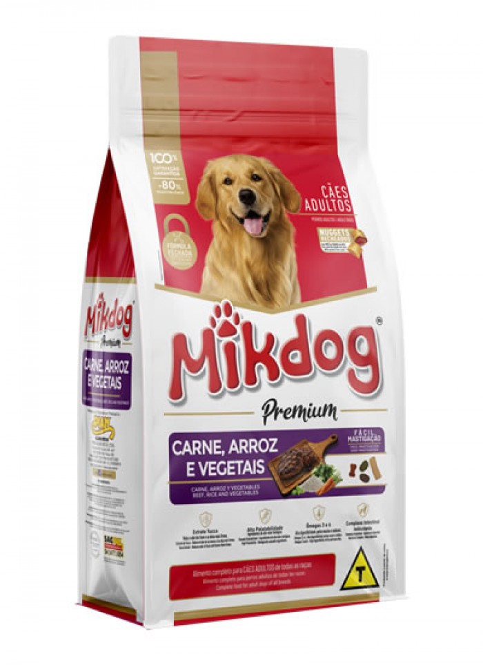 Mikdog Carne, Arroz e Vegetais