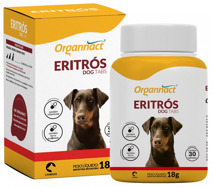 Eritrós Dog Tabs 30 Tabletes