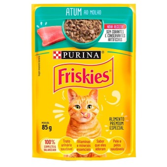 Sachê Friskies - Gatos Adultos - Atum ao Molho