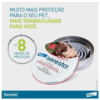 Coleira Seresto - antipulgas e carrapatos para Cães
