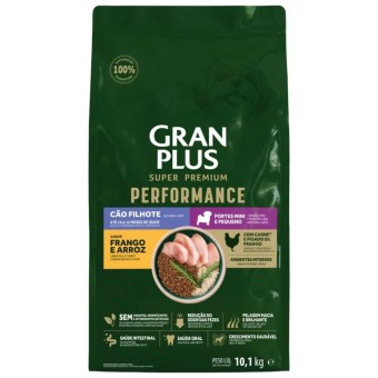 Gran Plus Performance - Cães Filhotes Raças Minis e Pequenas - Frango e Arroz