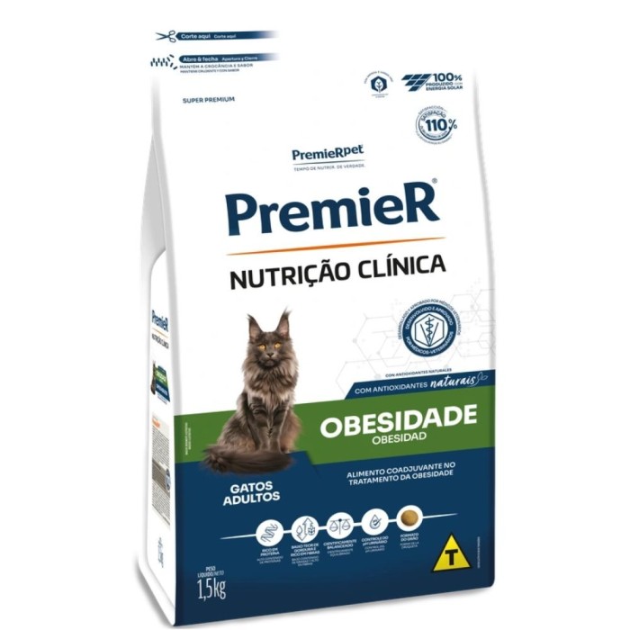 Premier Nutrição Clínica - Gatos Adultos - Obesidade
