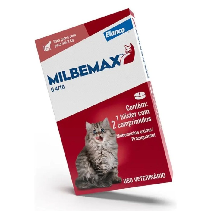 MILBEMAX - vermífugo para Gatos dose única 